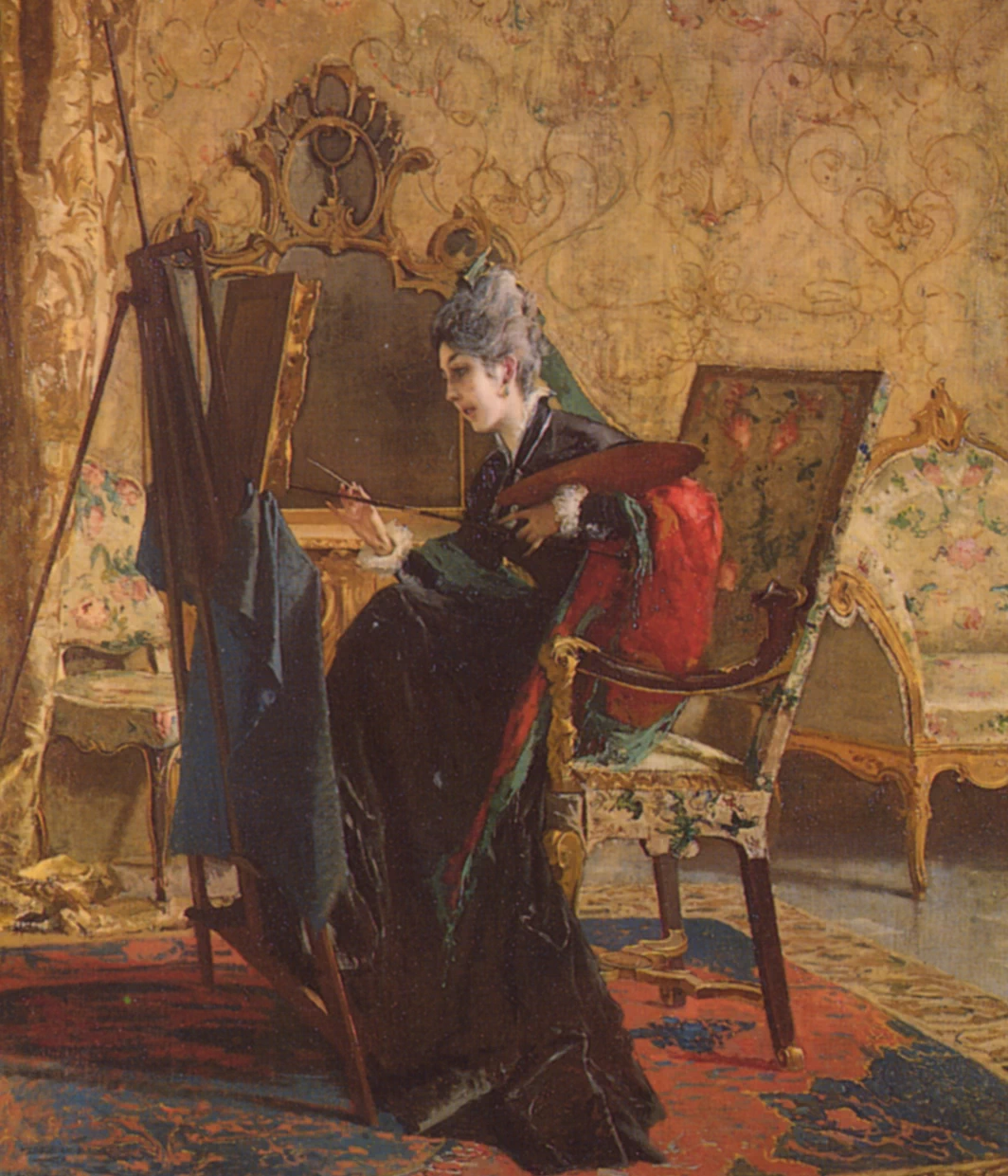 La pittrice - Raccolte Frugone, Genova